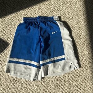 Nike Blue and White Sports Shorts